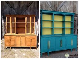 It needed a deep cleaning, some repair and cosmetic work and a whole lot of love. Teal Mid Century Modern Buffet Funcycled
