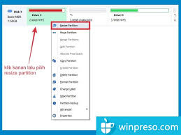 Cara extend partisi yang tidak bersebelahan dengan unallocated space. Cara Menambah Kapasitas Drive C Di Windows