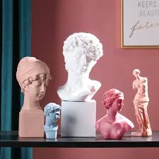 Maybe you would like to learn more about one of these? Statue Artwork Gypsum Statue Of David S Head Print Minimal Concept Art Pop Art Wall Home Decor Pink Canvas Painting Abstract Poster Giclee Art Collectibles Sultraline Id