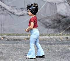 Light Blue Bell Bottoms For Kids Baby Blue Bell Bottoms Etsy Fashion Baby Girl Outfits Cute Baby Girl Outfits Baby Girl Clothes