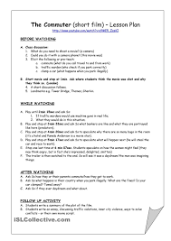 Video Worksheet The Commuter Short Film Short Film Film Lesson Plans Film