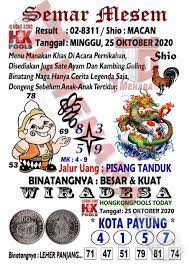 Syair Semar Mesem 25 Oktober 2020 25 Oktober Oktober Anak Tidur