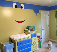 Green Walls With Blue Border Turned Ninja Turtle Hand Painted Mural On Baby Nursery Wall Ninja Turtle Bedroom Turtle Room Ninja Turtle Room