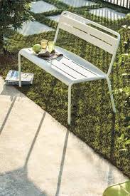 Le Banc De Jardin Star Est En Acier Tubulaire Galvanise Au Design Simple Le Revetement Utilise Pour Ce Banc Est Resistant Aux Intemperies Le Banc Possede Donc En 2020 Banc Jardin