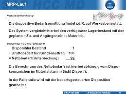 Material requirements planning (mrp) is a production planning, scheduling, and inventory control system used to manage manufacturing processes. Erlauterungen Zur Lo Integrations Fallstudie Sap Erp 6 0 Ppt Video Online Herunterladen