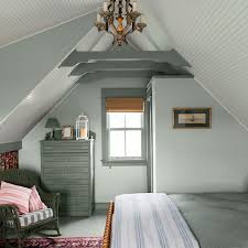 Sticking to a mostly white, monochromatic color scheme is another trick that makes this bedroom feel more open than cramped. Right Color Wrong Space Making It Lovely