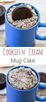 Cookies And Cream Mug Cake This Is So Easy And Tastes So Nice Anyone Can Make It You 100 Need To Try It Mug Recipes Cookies N Cream Cookies Oreo Recipes