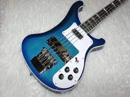 Blue Finish Rickenbacker Bass Instrumentos Musicales Bajos Instrumentos