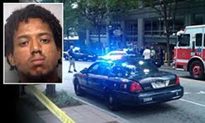 Atlanta—robert aaron long, the suspect in the killing of eight people at three massage parlors in the atlanta area, told investigators that he targeted the in atlanta about an hour after the acworth shootings, police responded to a report of a robbery at the gold spa in the city's northeast, atlanta. Security Guard Opens Fire In Atlanta Business District Killing Woman And Wounding Two Others Daily Mail Online