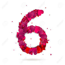 It is a composite number and the smallest perfect number. Number Six 6 Made From Red Hearts Love Alphabet Royalty Free Cliparts Vectors And Stock Illustration Image 25525930