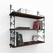 40x13x16 cm 3'lü mdf raf seti renk: Decormet Seramoni Raf Ve Kitaplik Seti 3 Rafli 200x720 Wenge Fiyati