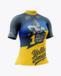 Download Women S Cycling Jersey Mockup In Apparel Mockups On Yellow Images Object Mockups