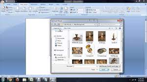 Zurzeit schreibe ich an einer bewerbung. How To Insert A Background In Microsoft Word 2007 Tech Niche Youtube