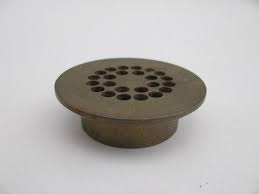 Brass + plastic color:white sizes: Antique Vintage Solid Brass Shower Tub Drain Grill Cover