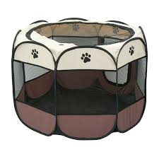 Tarc Pentru Catei 91 X 91 X 58 Cm Bej Maro Ieftin General Vezi Pret Shopu