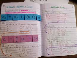 Math Love Sequences And Series Foldables Inb Pages Sequence And Series Math Notes Math Notebooks