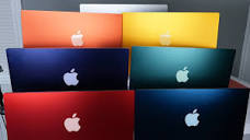 iMac in All Colors: Blue, Orange, Yellow, Purple, Silver, Pink ...