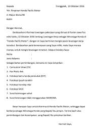 Menggunakan kertas folio bergaris tentu memiliki tujuan agar tulisan kamu ketika ingin melamar pekerjaan dan membuat surat lamaran, pastikan kamu. Contoh Surat Lamaran Kerja Dan Cv Lengkap Indoamaterasu