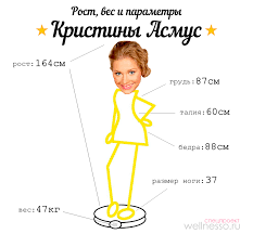 Многих девушек интересует диета кристины асмус, и недавно актриса рассказала о том, как нужно питаться, чтобы скинуть лишний вес и всегда оставаться стройной. Rost I Ves Kristiny Asmus Parametry Figury