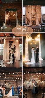 20 Trending Ideas For A Industrial Chic Wedding Elegantweddinginvites Com Blog Wedding Backdrop Lights Diy Wedding Backdrop Industrial Wedding Ceremony