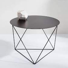 Take your family room to new heights! Amigo Modern Octahedron Side Table Black Side Table Modern Furniture Side Table