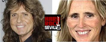 Hoy en #rockerosquesevuelvenseñoras Dave Coverdale VS Mercedes Milá  #felizmiercoles #otoño #whitesnake #mercedesmila