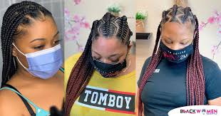 For braiding the hair to make cornrows, the hair is braided very close to the scalp by taking a few of the tight knotted braids give you more flexibility and styling options for the hair and allow to show. 55 Latest Braiding Hairstyles 2021 For Ladies