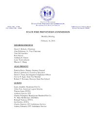 STATE FIRE PREVENTION COMMISSION