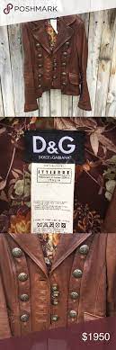 Vintage Dolce Gabbana Leather Jacket Size 6 40 Dolce And Gabbana Leather Jacket Dolce Gabbana Jacket