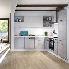 Kleine Eckkuche In Der Farbe Beton Eckkuche Kuchentrends Kuche