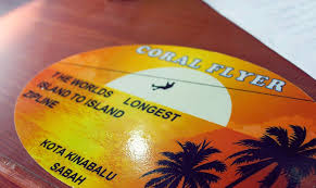 Coral flyer zip line borneo. Pengalaman Coral Flyer Zipline Pulau Gaya Ke Pulau Sapi