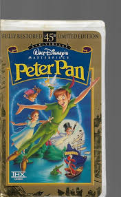 Peter Pan Vhs 45th Anniversary Limited Edition Walt Disney Masterpiece Clamshell Peter Pan Vhs Peter Pan Disney Peter Pan