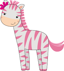 Pretty Pink Girly Jungle Animals 03 Png Gambar Hewan Hewan Gambar