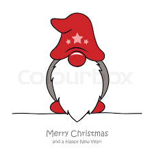 Polish your personal project or design with these christmas cartoon transparent png images, make it even more personalized and more attractive. Cute Christmas Dwarf With Red Cap Stock Vektor Colourbox