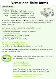 Grade 7 Grammar Lesson 4 Verbs Non Finite Forms Good Grammar English Verbs Types Of Verbs Verb Examples