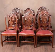 12 Edwardian Hepplewhite Mahogany Dining Chairs Antiques Atlas Antique Dining Chairs Chair Swivel Dining Chairs