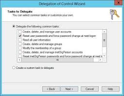 On the users and groups dialog box, click next. Delegate Permission To Reset Ad User Account Passwords Petri It Knowledgebase