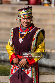 China, Tibet, Lhasa, A Tibetan woman in ...
