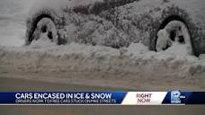Frozen shut': Cars on Milwaukee's east side trapped in ice, snow ...