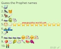 Guess The Prophet Names In 2020 Emoji Quiz Guess The Movie Bible Knowledge