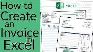 How To Create An Invoice In Excel Free Invoice Template Download Youtube