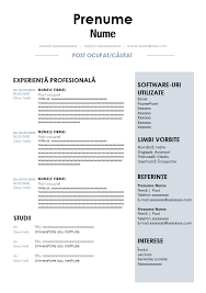 I nostri modelli di curriculum vitae sono disponibili per essere scaricati e compilati prima della stampa. Modele De Cv Simple Si Clasice Model Cv Simplu Gratuit