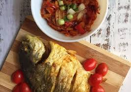 Resipi Ikan Bawal Sambal Kimchi Marathonraya Ikan Minggu3 Oleh Jennybib Cookpad Bawal berdaging lembut memang paling cocok diolah jadi ikan bakar. resipi ikan bawal sambal kimchi