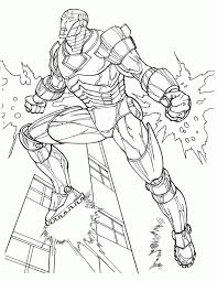 Iron Man Malvorlagen Fur Kinder 2