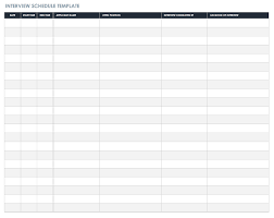 Here you will find sample rubric templates and specific examples of qualifiers. Free Interview Templates And Scorecards Smartsheet