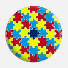 Wear your iconic blue puzzle piece label pin proudly to build awareness and show your support of autism speaks and the families affected by autism. Autism Awareness Puzzle Pieces Autism Awareness Pin Teepublic