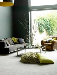 Crisp Color Combo Deep Green Pale Gray Living Room Green Living Room Grey Green Interiors