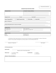 Sample request letter for approval of budget. Vendor Registration Form Xlsx Templates At Allbusinesstemplates Com