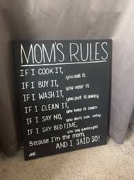 She's the best damn mom in the world, after all, and the best damn mom in the world she'd never think to buy herself this kind of luxury, so you can be the good kid who buys it for her. Gift For Mom Mother S Day Gift Mom S Rules Funny Mom Sign Family Rules Sign House Rules Sign Family Rules Sign Homemade Gifts For Mom Mom Humor
