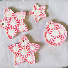 Making holiday decorations with peppermint candy : Peppermint Candy Christmas Ornaments